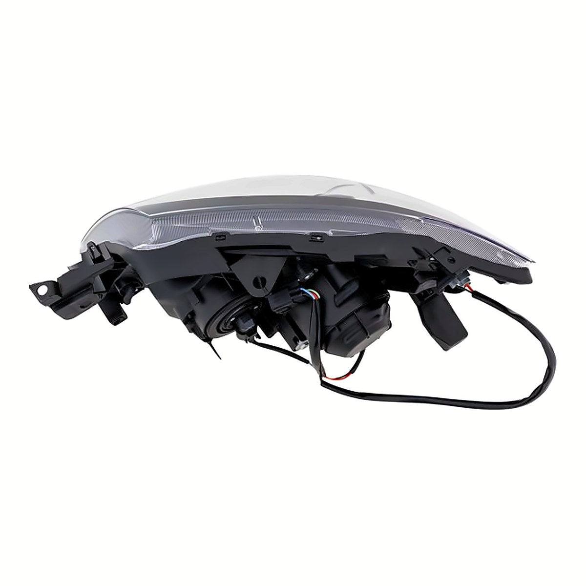2008-2011 Subaru Impreza Headlight Passenger Side Black Halogen – Detail View (SU2503125)