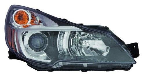2013-2014 Subaru Legacy Headlight Passenger Side With Black Bezel 