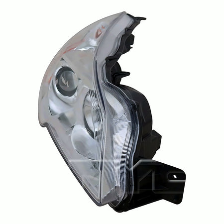 2013-2014 Subaru Outback Wagon Headlight Passenger Side With Chrome Bezel – Angle View (SU2503143)