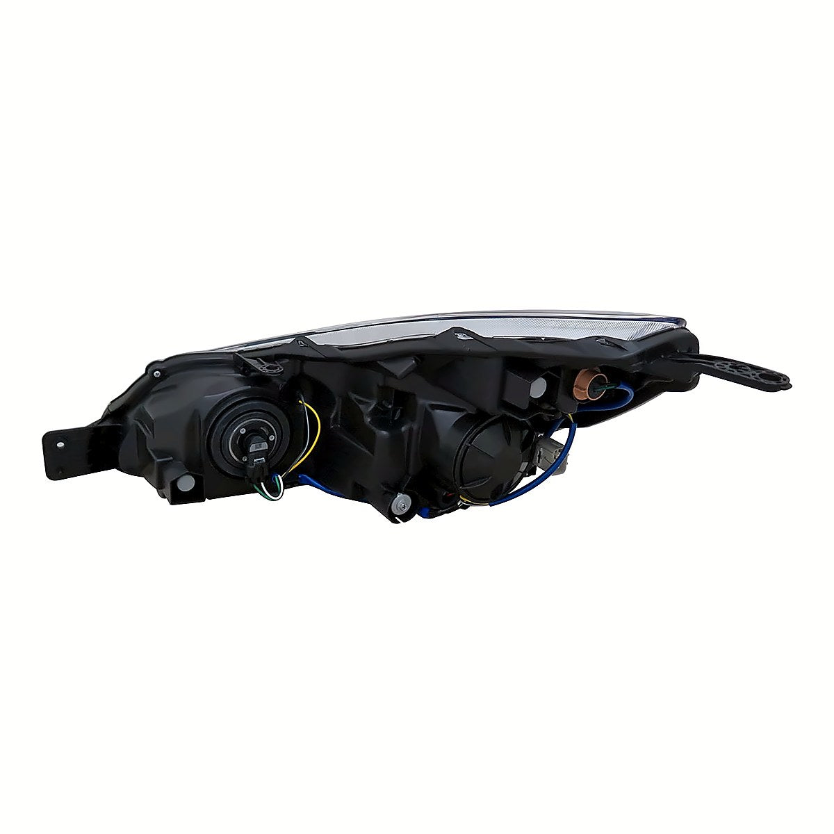 2013-2014 Subaru Outback Wagon Headlight Passenger Side With Chrome Bezel – Back View (SU2503143)