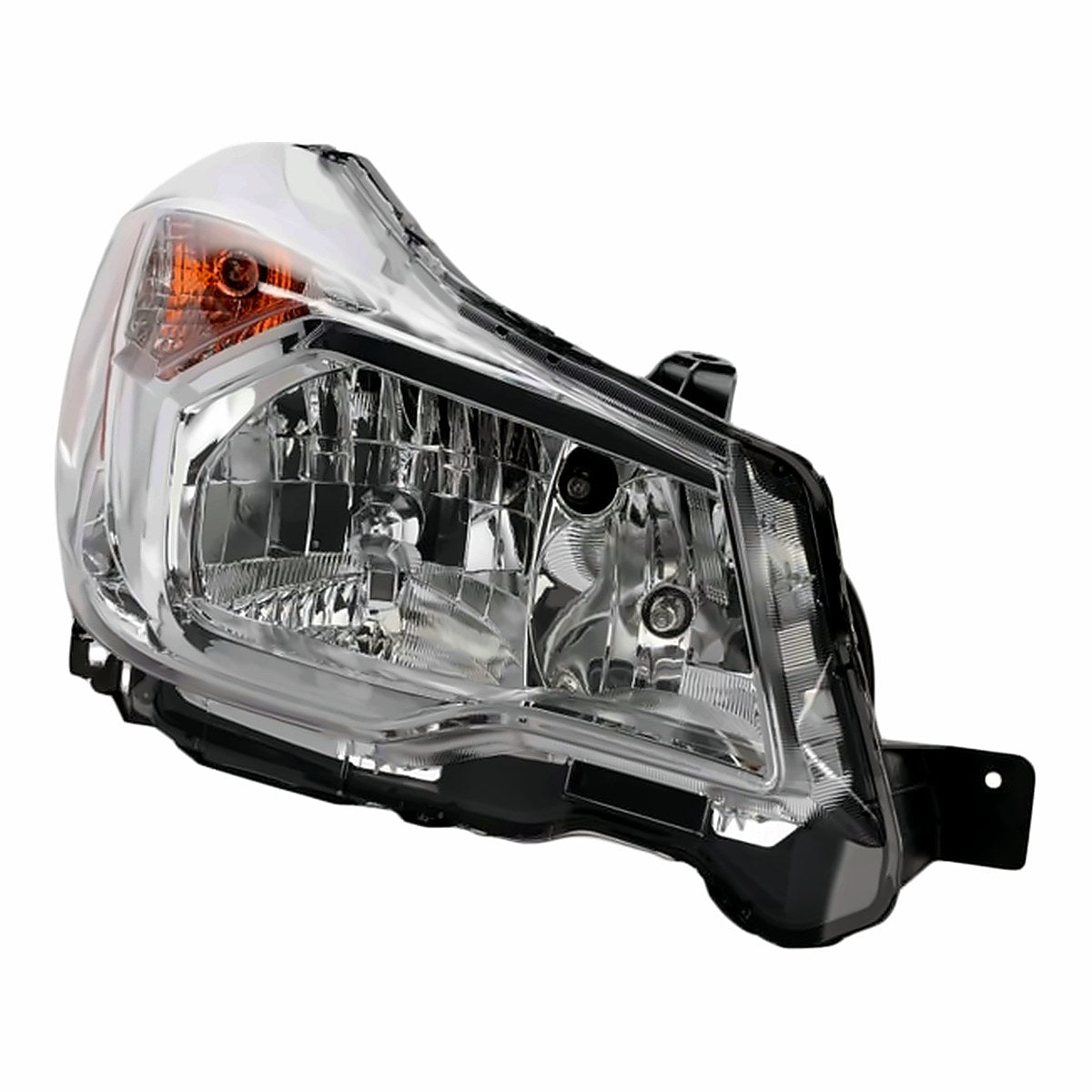 2014-2016 Subaru Forester Headlight Passenger Side Halogen 2.5L Chrome Bezel – Side View (SU2503145)