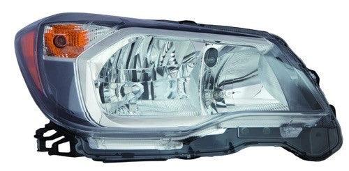 2014-2016 Subaru Forester Headlight Passenger Side Halogen 2.0L Gray Bezel 