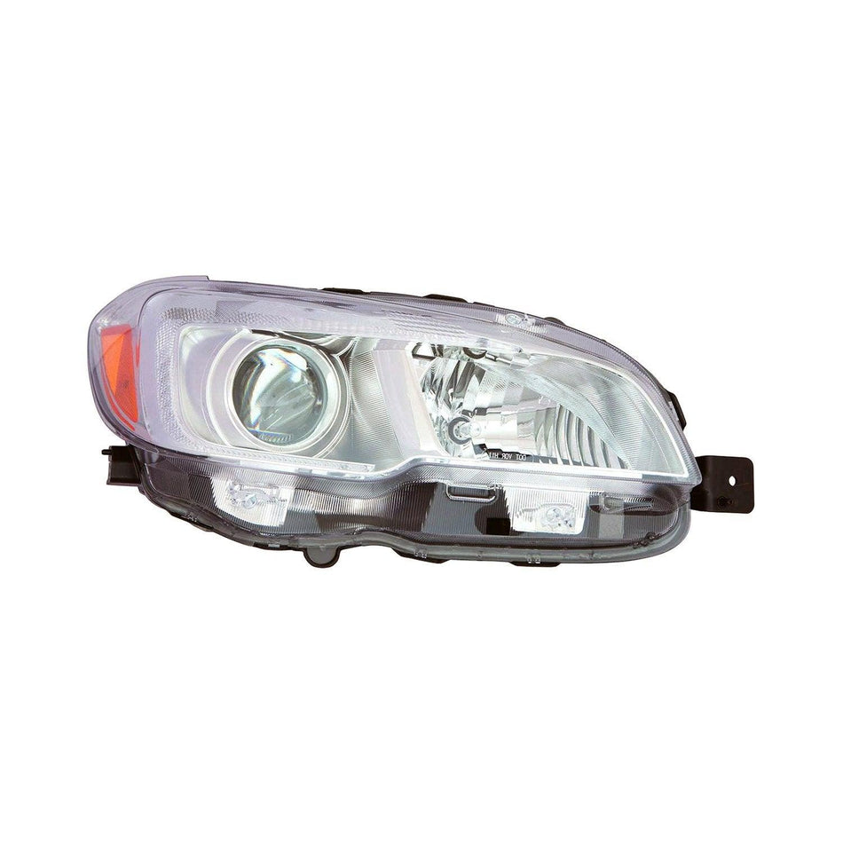 2015-2020 Subaru Wrx Headlight Passenger Side Halogen With Chrome Bezel 