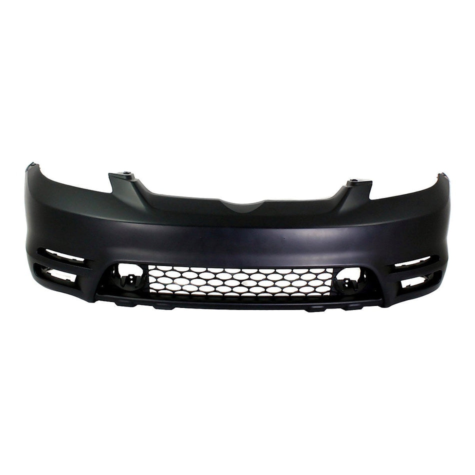 2003-2004 Toyota Matrix Bumper Front Primed Without Spoiler Hole Base/Xr Model_TO1000236
