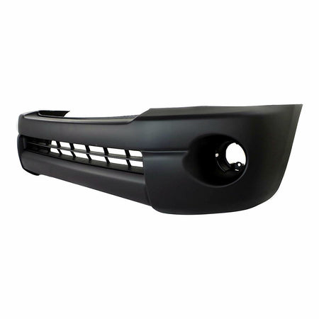 2005-2011 Toyota Tacoma Bumper Front Fine Textured Black Base Model Without Flare Without Spoiler_TO1000304-2