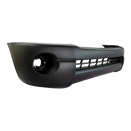 2005-2011 Toyota Tacoma Bumper Front Fine Textured Black Base Model Without Flare Without Spoiler_TO1000304-3
