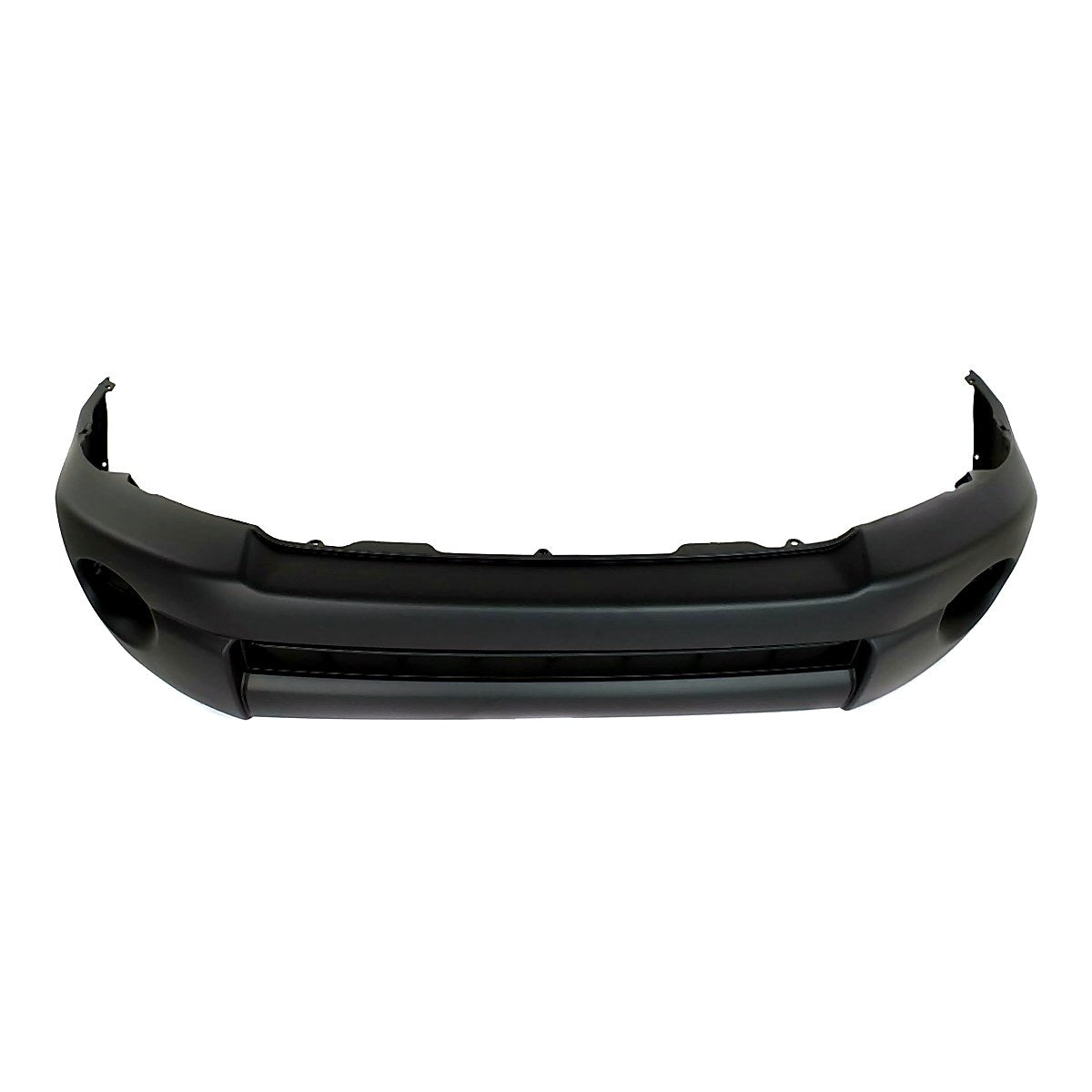 2005-2011 Toyota Tacoma Bumper Front Fine Textured Black Base Model Without Flare Without Spoiler_TO1000304-4