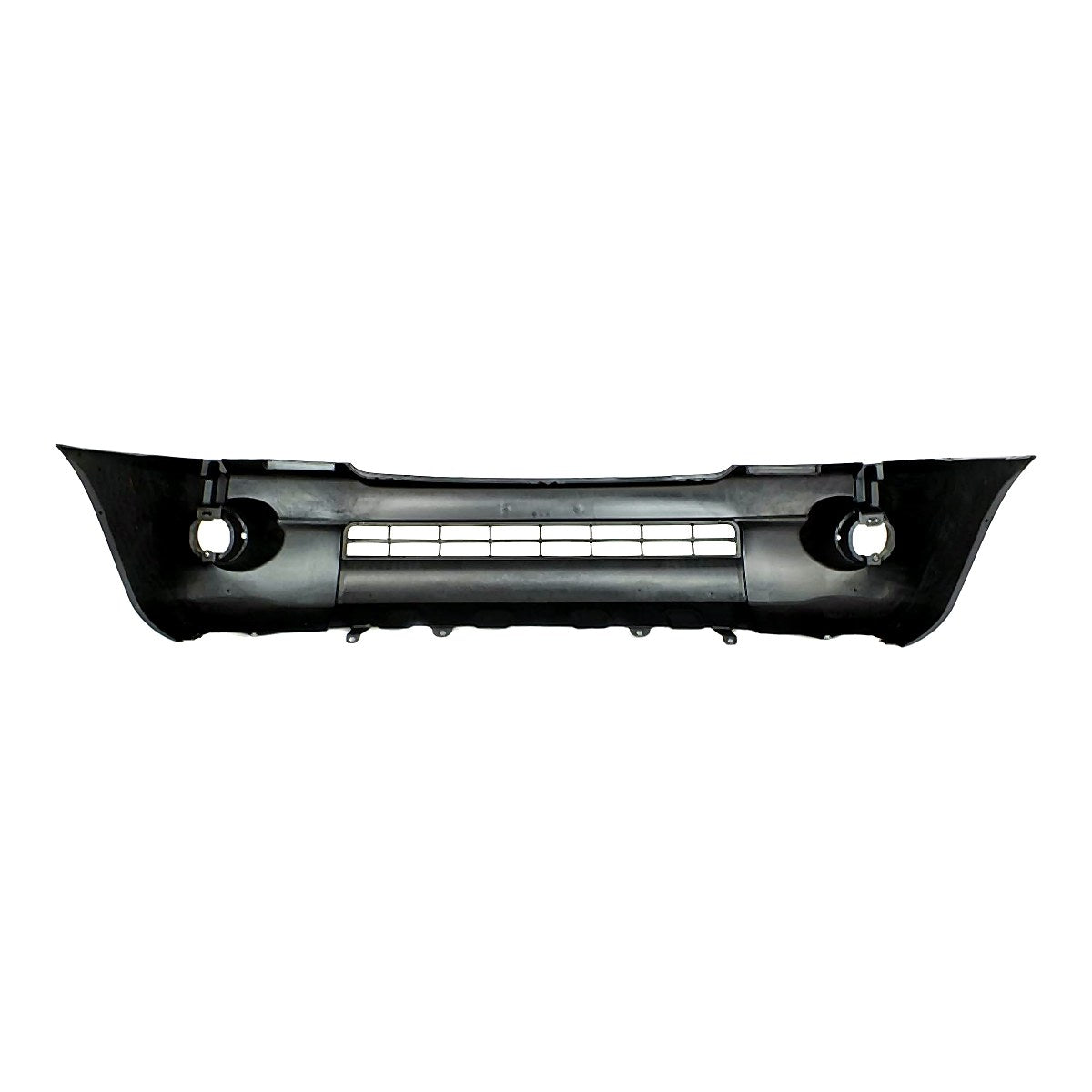 2005-2011 Toyota Tacoma Bumper Front Fine Textured Black Base Model Without Flare Without Spoiler_TO1000304-5