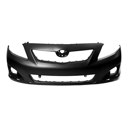 2009-2010 Toyota Corolla_Sedan Bumper Front Primed S/Xrs Model With Spoiler Hole_TO1000342