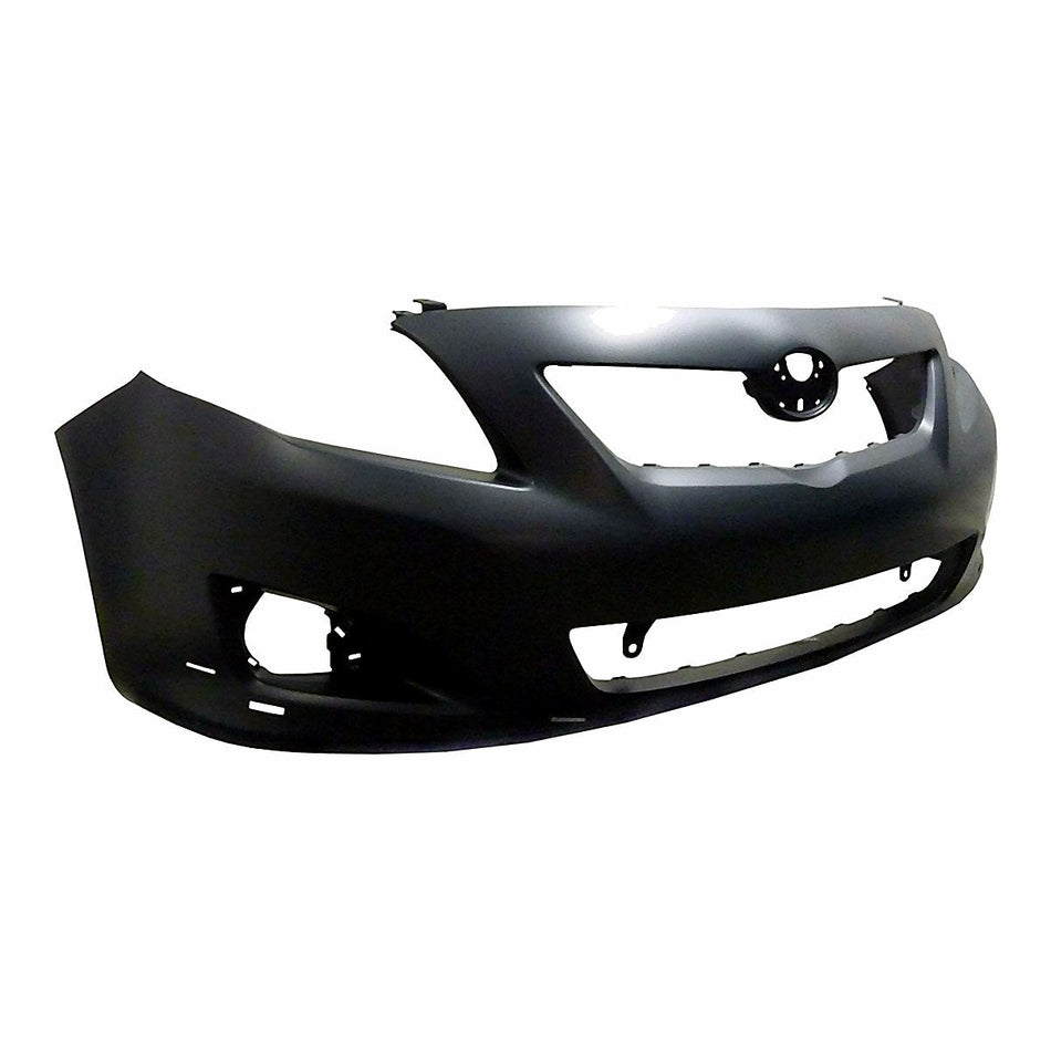 2009-2010 Toyota Corolla_Sedan Bumper Front Primed S/Xrs Model With Spoiler Hole_TO1000342-2