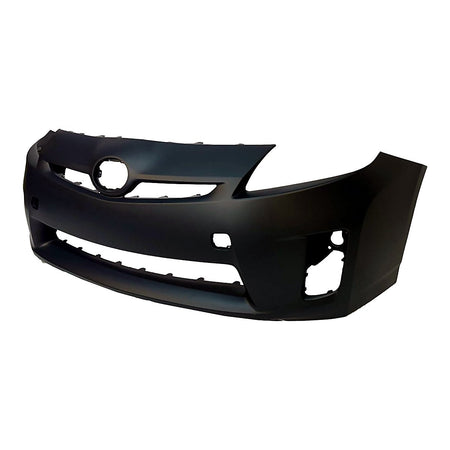 2010-2011 Toyota Prius Bumper Front Primed Without Sensor Without Washer Hole For Halogen Headlight_TO1000359