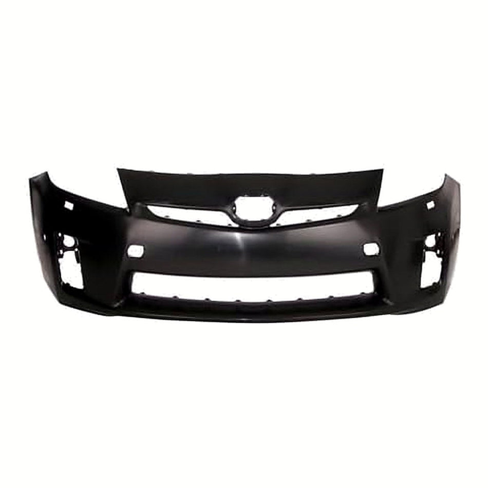 2010-2011 Toyota Prius Bumper Front Primed With Sensor/Led/Washer Hole_TO1000360