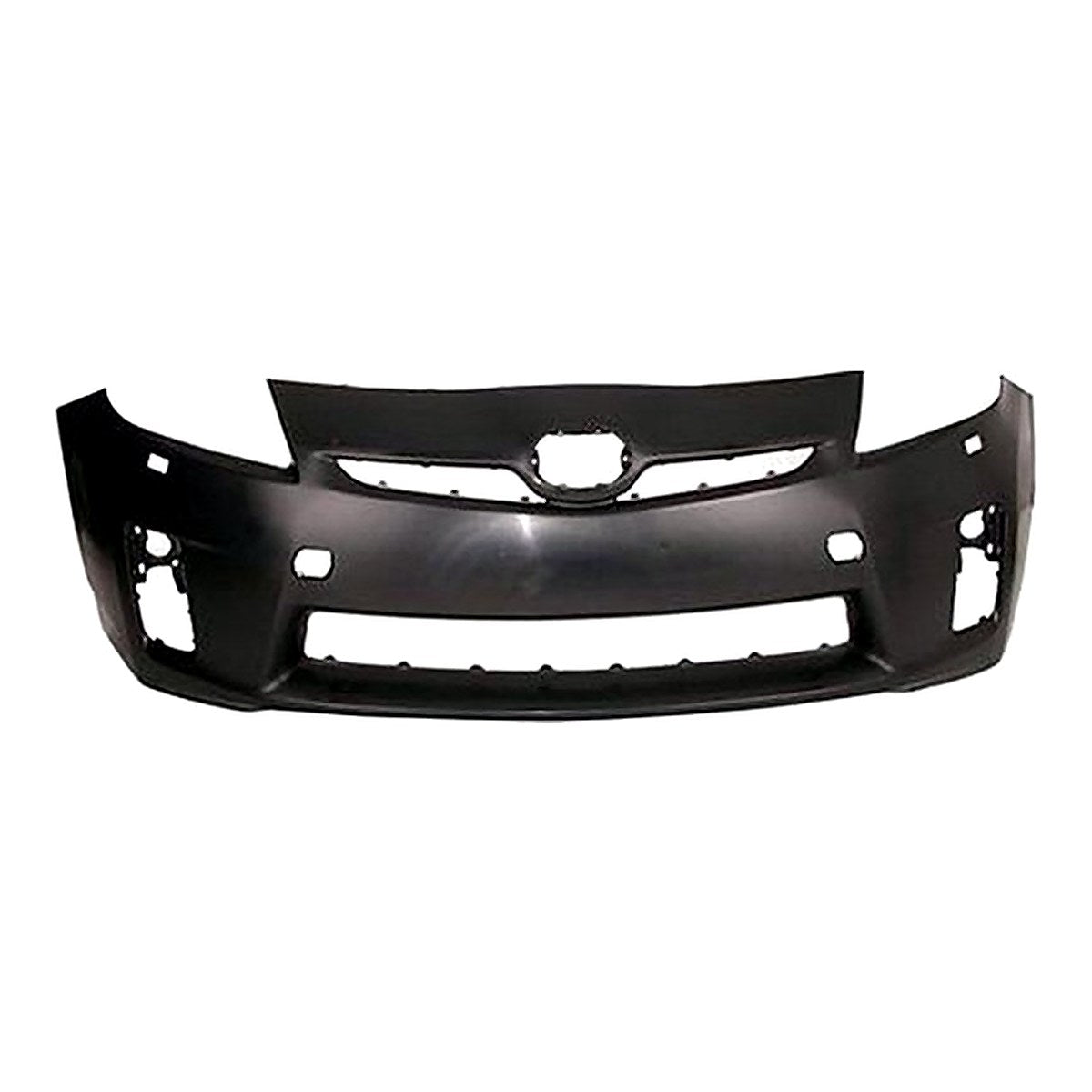 2010-2011 Toyota Prius Bumper Front Primed Without Sensor With Washer Hole With Led Headlamp_TO1000361