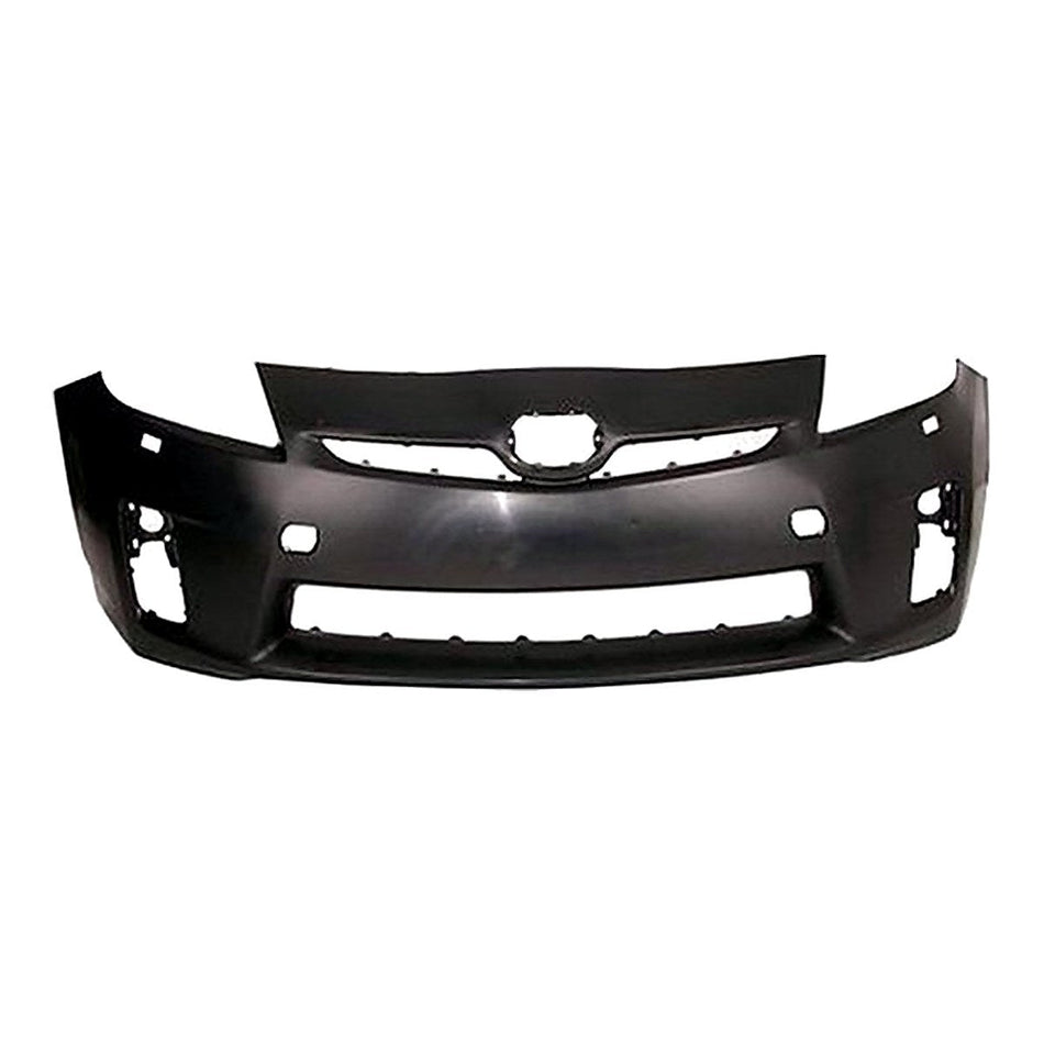 2010-2011 Toyota Prius Bumper Front Primed Without Sensor With Washer Hole With Led Headlamp_TO1000361
