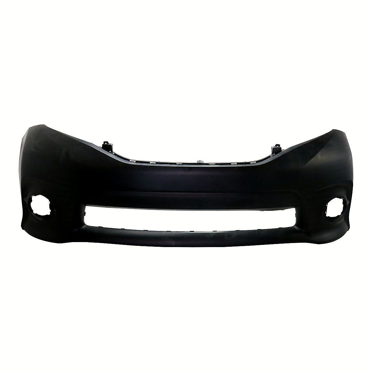2011-2017 Toyota Sienna Bumper Front Se Primed With Textured Center Area With Round Fog Holes_TO1000367