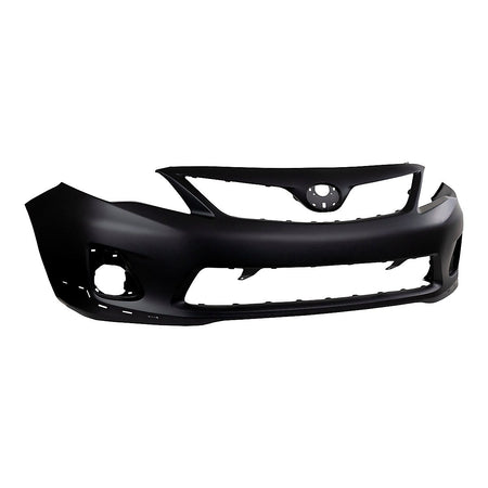 2011-2013 Toyota Corolla_Sedan Bumper Front S/Xrs Model With Spoiler Hole Primed Canada Built_TO1000373-2