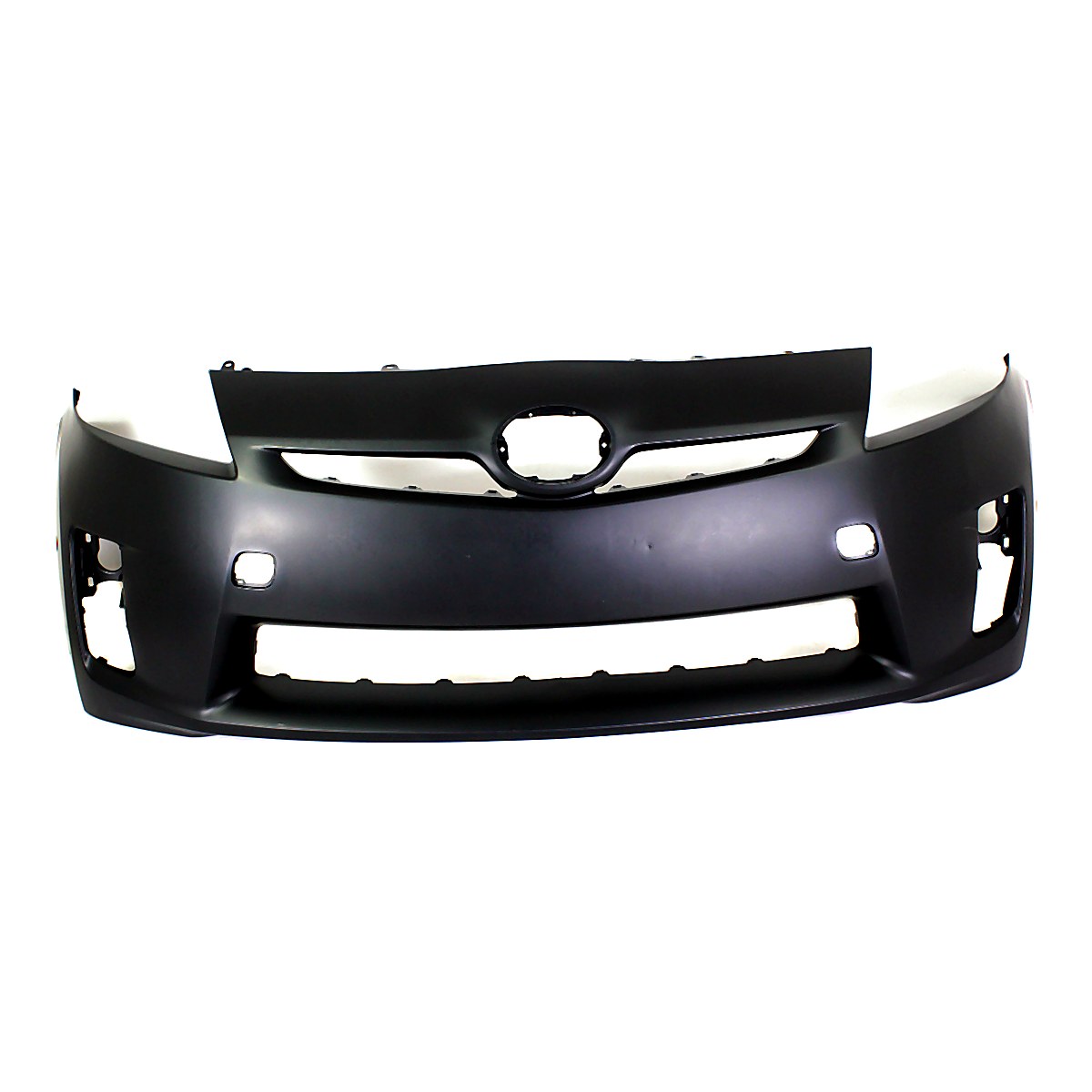 2010-2011 Toyota Prius Bumper Front Primed With Sensor Hole/Halogen H/Lamp Without Washers_TO1000376