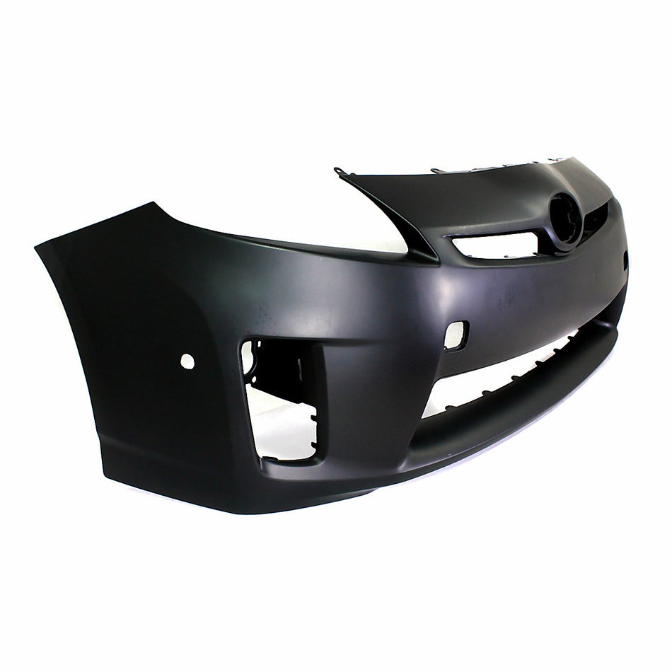 2010-2011 Toyota Prius Bumper Front Primed With Sensor Hole/Halogen H/Lamp Without Washers_TO1000376-2