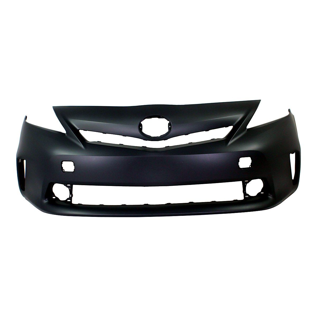 2012-2014 Toyota Prius_V Bumper Front Primed With Sensor With Washer Hole_TO1000387