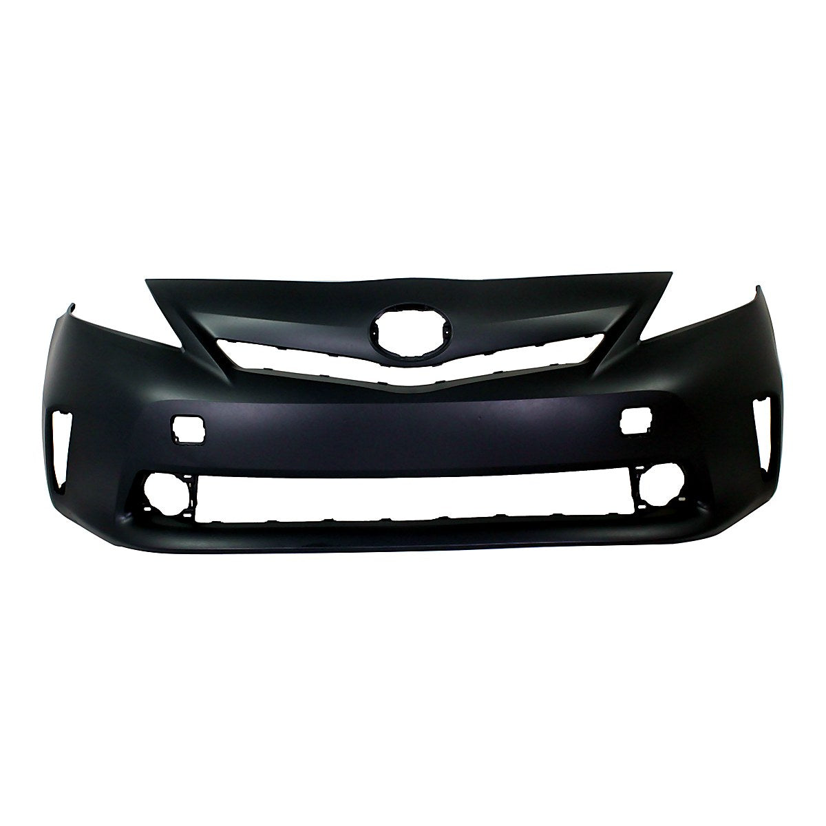 2012-2014 Toyota Prius_V Bumper Front Primed Without Sensor Without Washer Hole_TO1000388