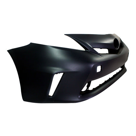 2012-2014 Toyota Prius_V Bumper Front Primed Without Sensor Without Washer Hole_TO1000388-2