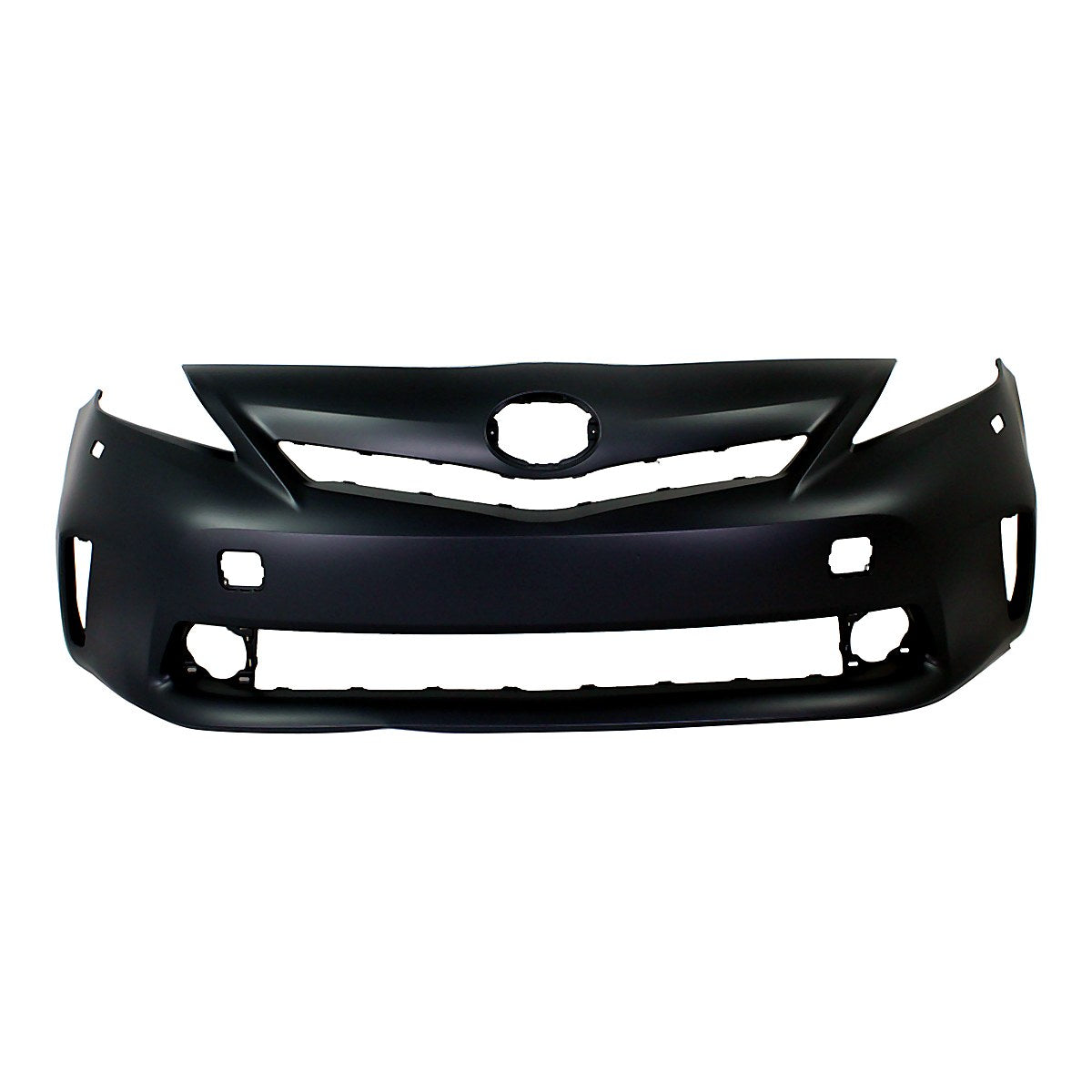 2012-2014 Toyota Prius_V Bumper Front Primed With Sensor Without Washer Hole_TO1000389