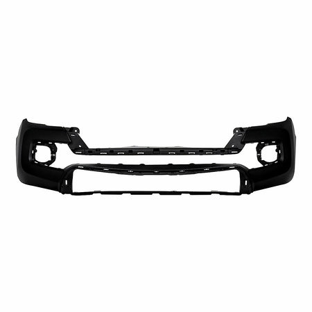 2016-2023 Toyota Tacoma Bumper Front Primed Lightly Textured Black With Wheel Trim Hole_TO1000414