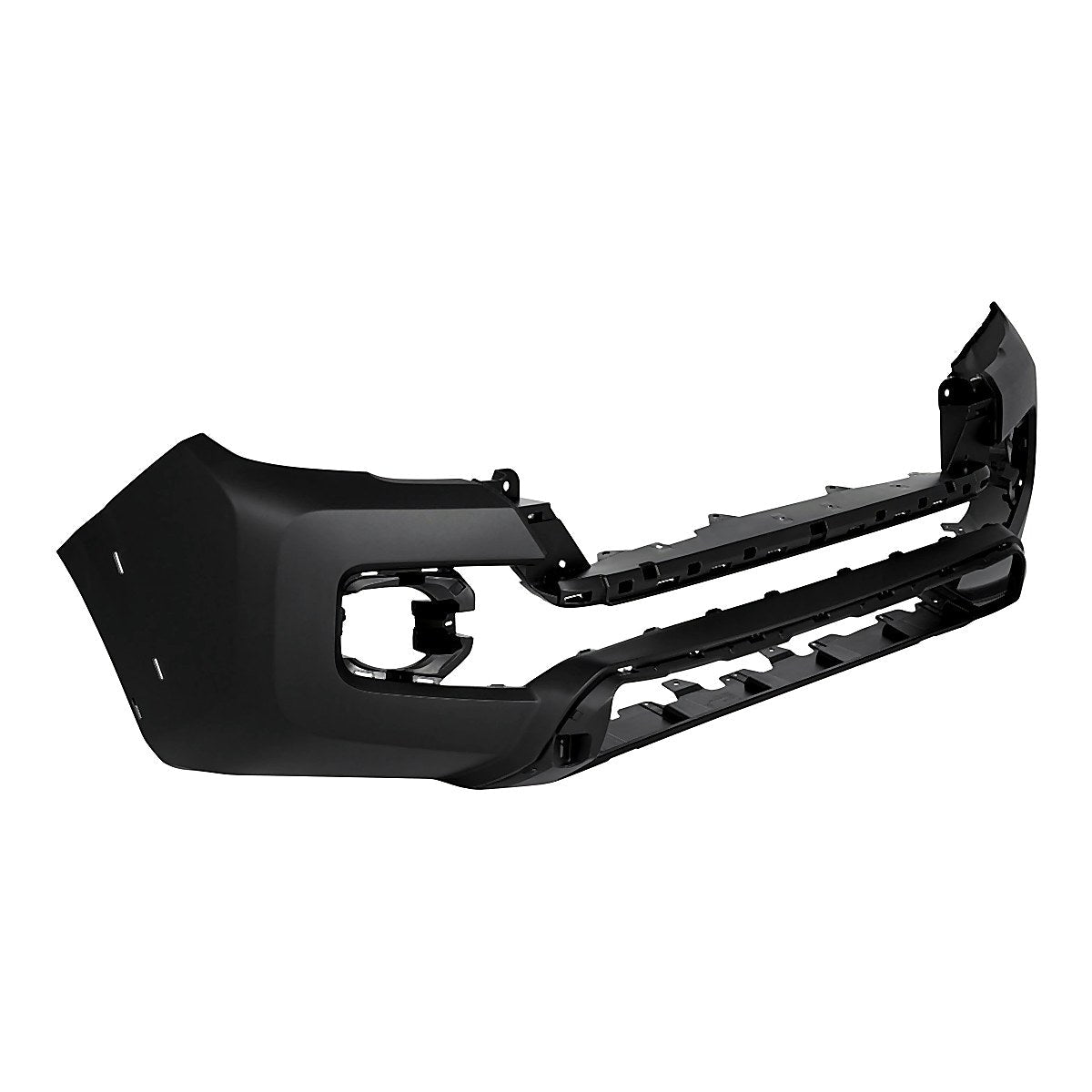 2016-2023 Toyota Tacoma Bumper Front Primed Lightly Textured Black With Wheel Trim Hole_TO1000414-2