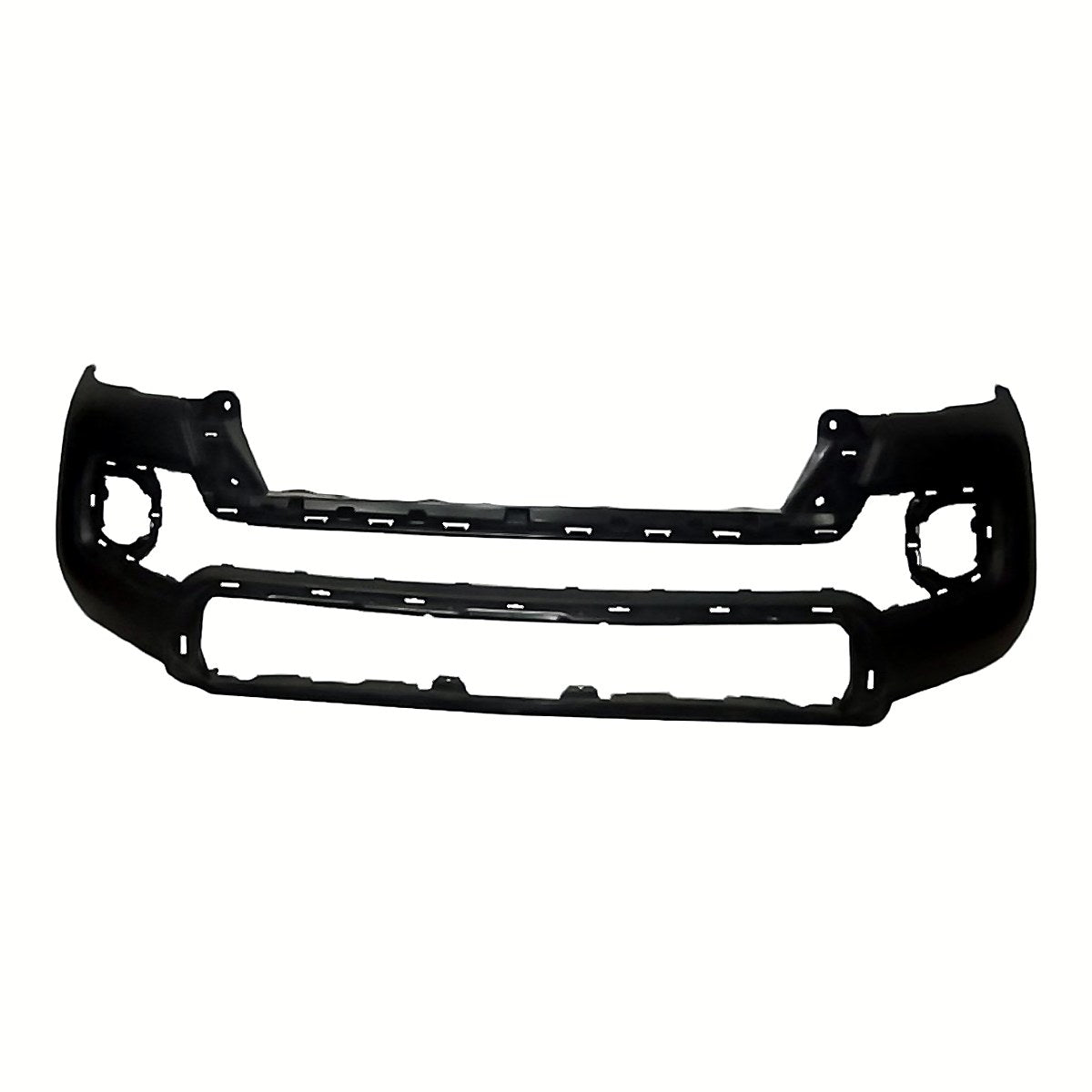 2016-2023 Toyota Tacoma Bumper Front Primed Lightly Textured Black Without Wheel Trim Hole_TO1000415