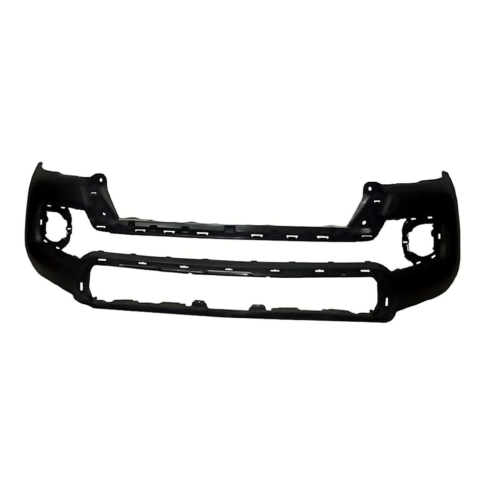 2016-2023 Toyota Tacoma Bumper Front Primed Lightly Textured Black Without Wheel Trim Hole_TO1000415
