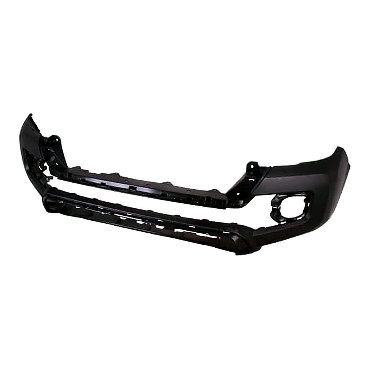 2016-2023 Toyota Tacoma Bumper Front Primed Lightly Textured Black Without Wheel Trim Hole_TO1000415-2