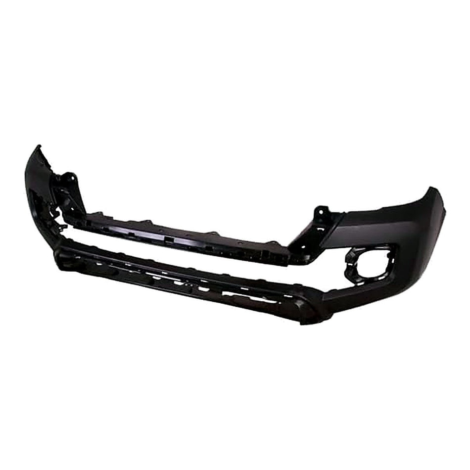 2016-2023 Toyota Tacoma Bumper Front Primed Lightly Textured Black Without Wheel Trim Hole_TO1000415-2