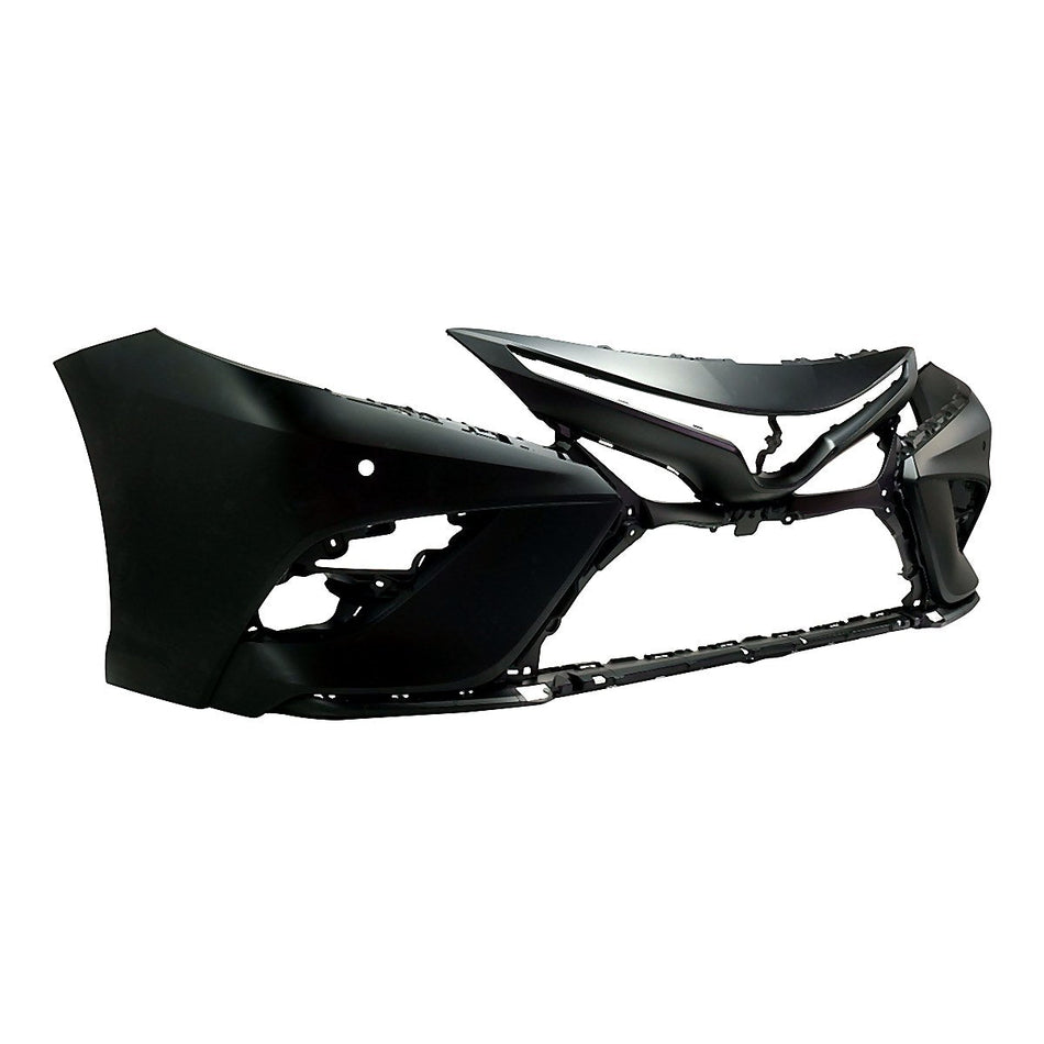 2018-2020 Toyota Camry Bumper Front Primed Xse Model With Sensor Without Around View Monitor_TO1000441-2