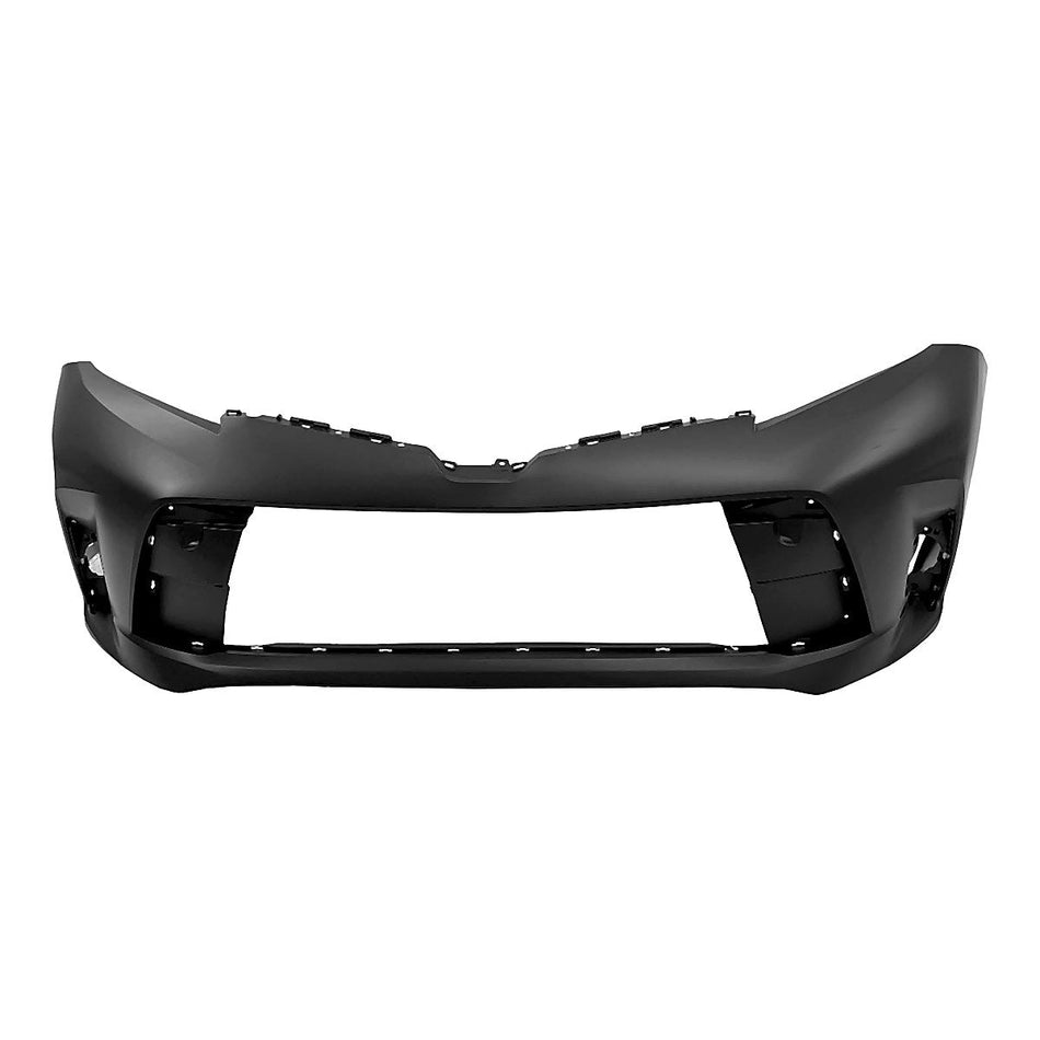 2018-2020 Toyota Sienna Bumper Front Primed Without Sensor – TO1000442
