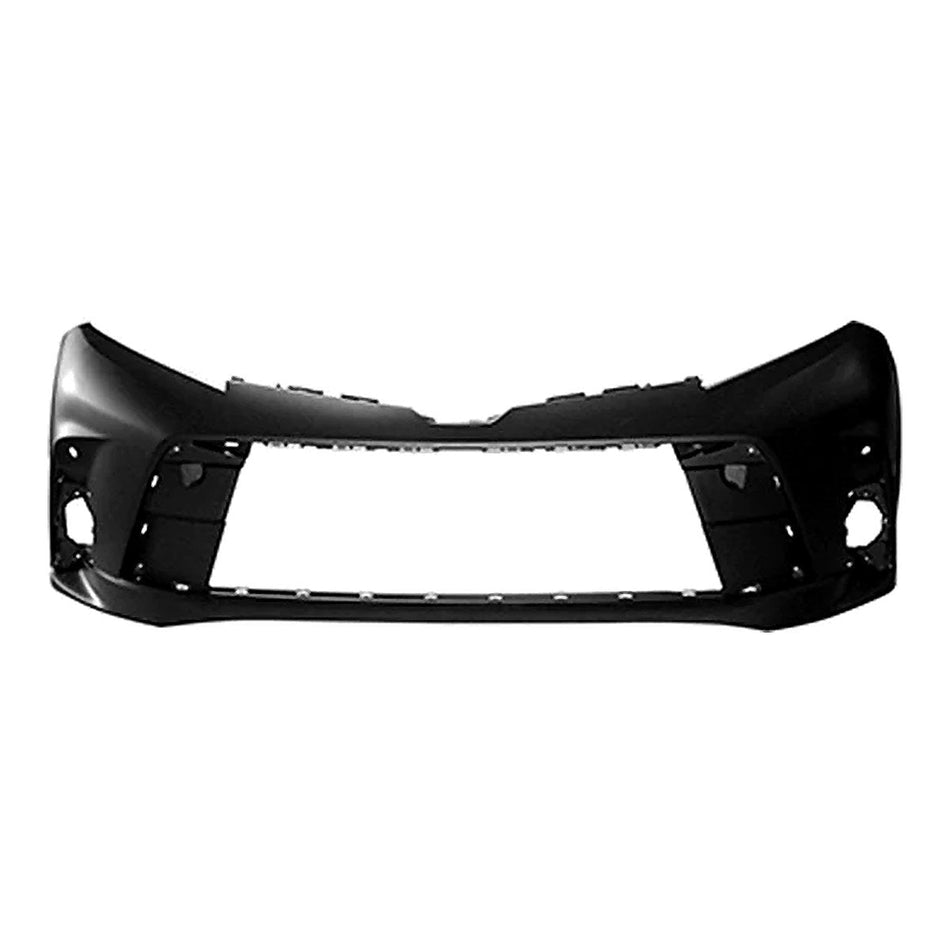 2018-2020 Toyota Sienna Bumper Front Primed With Sensor_TO1000443