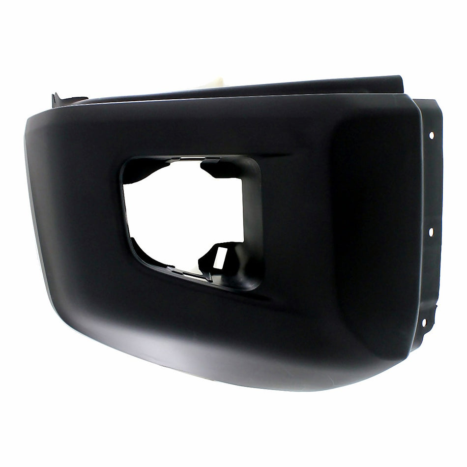 2014-2021 Toyota Tundra Bumper End Front Passenger Side Matte-Dk Gray Without Sensor Hole Sr Model_TO1005182