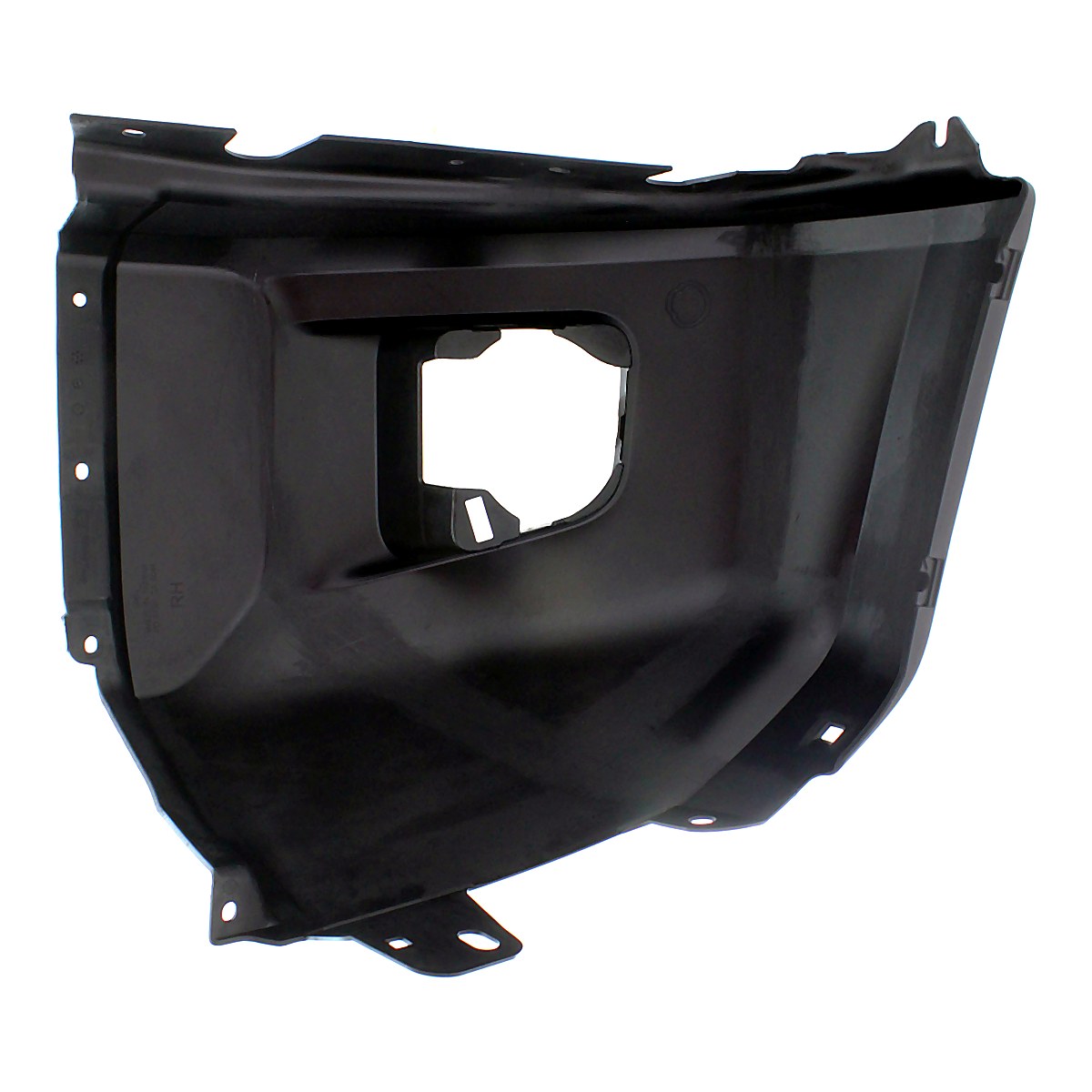 2014-2021 Toyota Tundra Bumper End Front Passenger Side Matte-Dk Gray Without Sensor Hole Sr Model_TO1005182-4