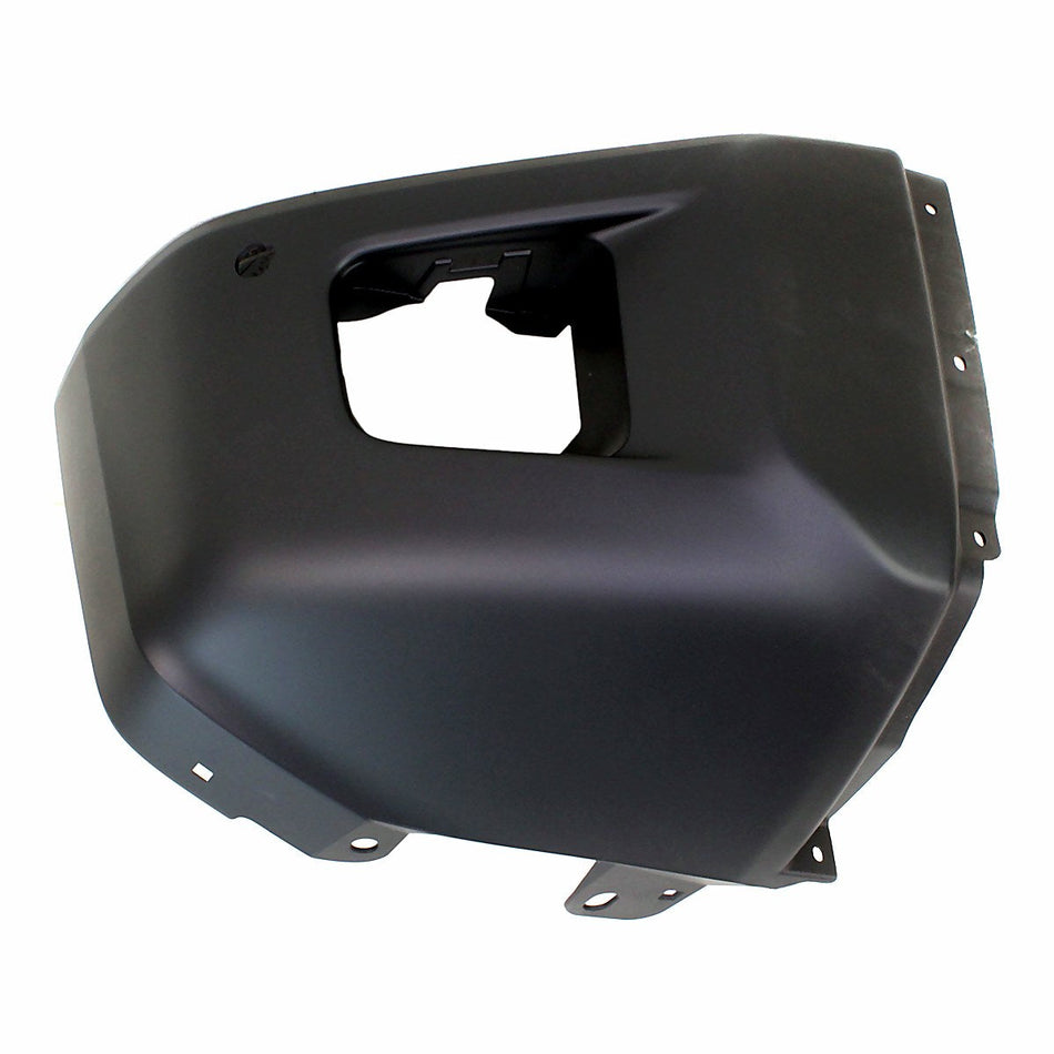 2014-2021 Toyota Tundra Bumper End Front Passenger Side Matte-Dk Gray With Sensor Hole Platinum Model_TO1005183