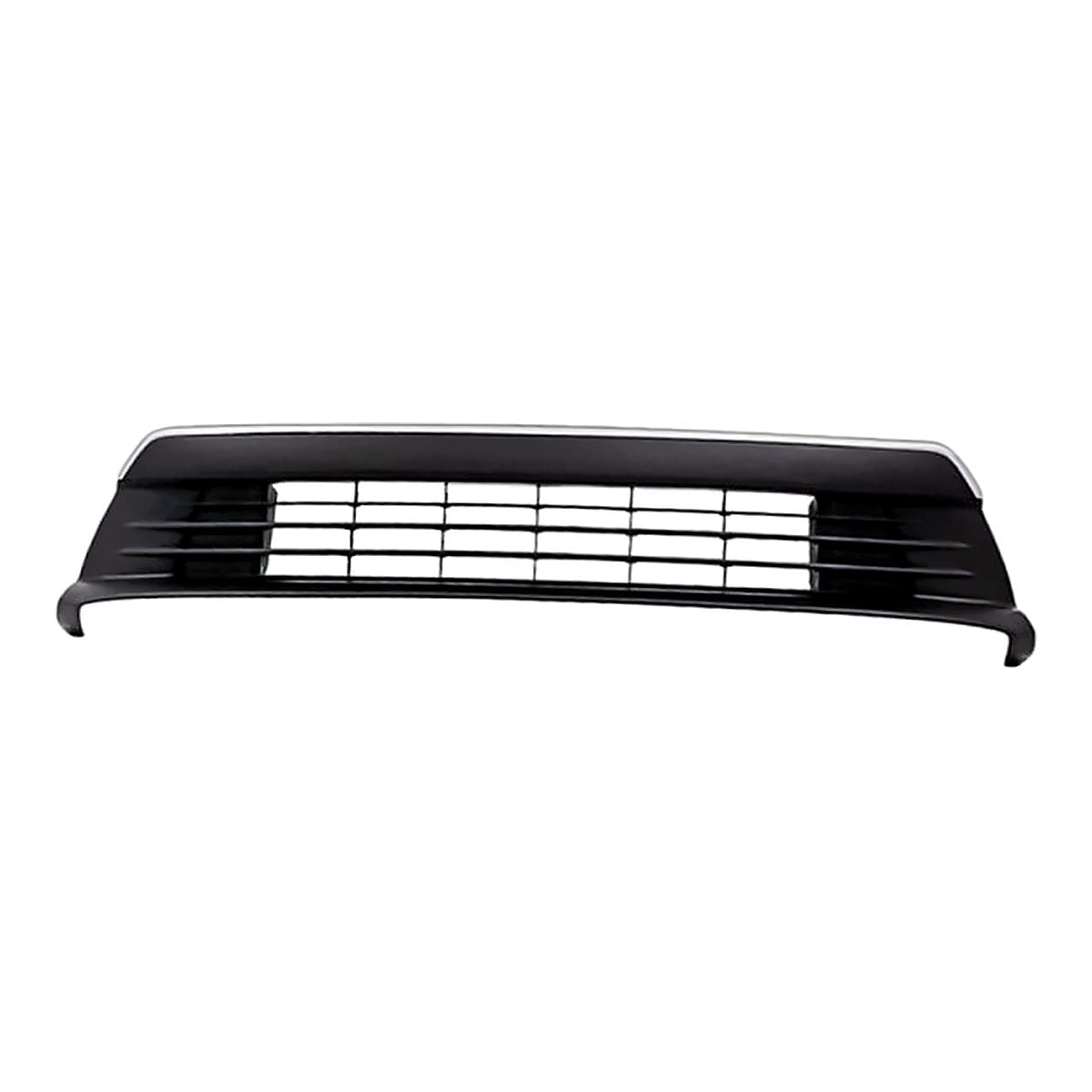 2012-2015 Toyota Prius_Plug-In Grille Lower Partial Primed With Chrome Mldg Without Fog Hole – Front View (TO1036138)