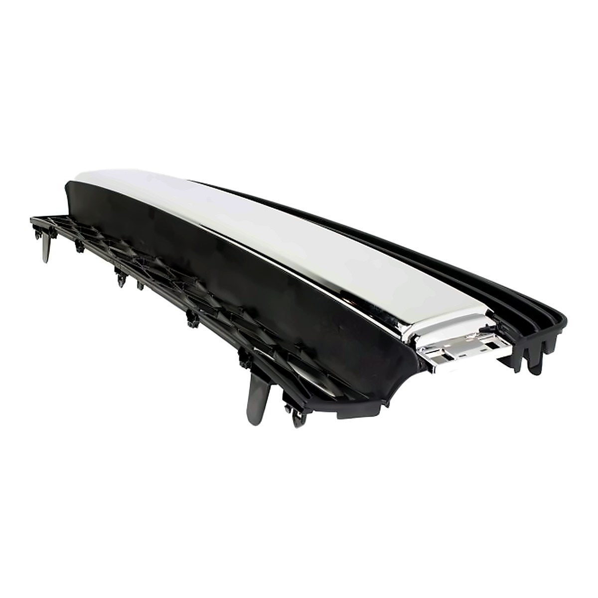 2014-2019 Toyota 4Runner Grille Lower Matte-Dk Gray With Chrome Trim – Side View (TO1036151)