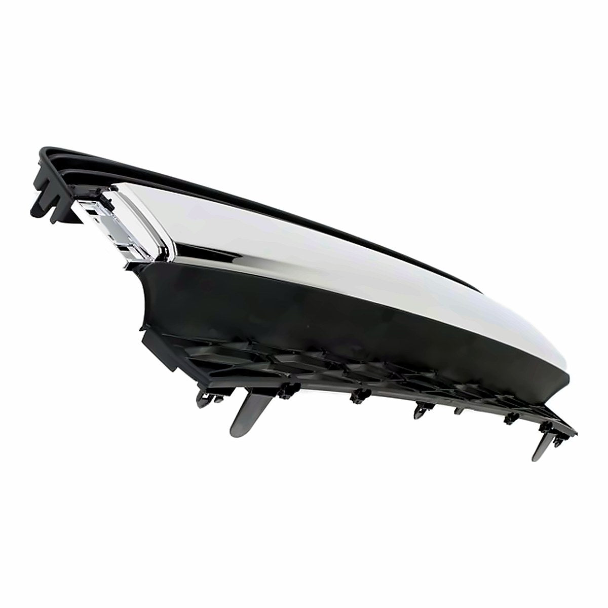2014-2019 Toyota 4Runner Grille Lower Matte-Dk Gray With Chrome Trim – Side View (TO1036151)
