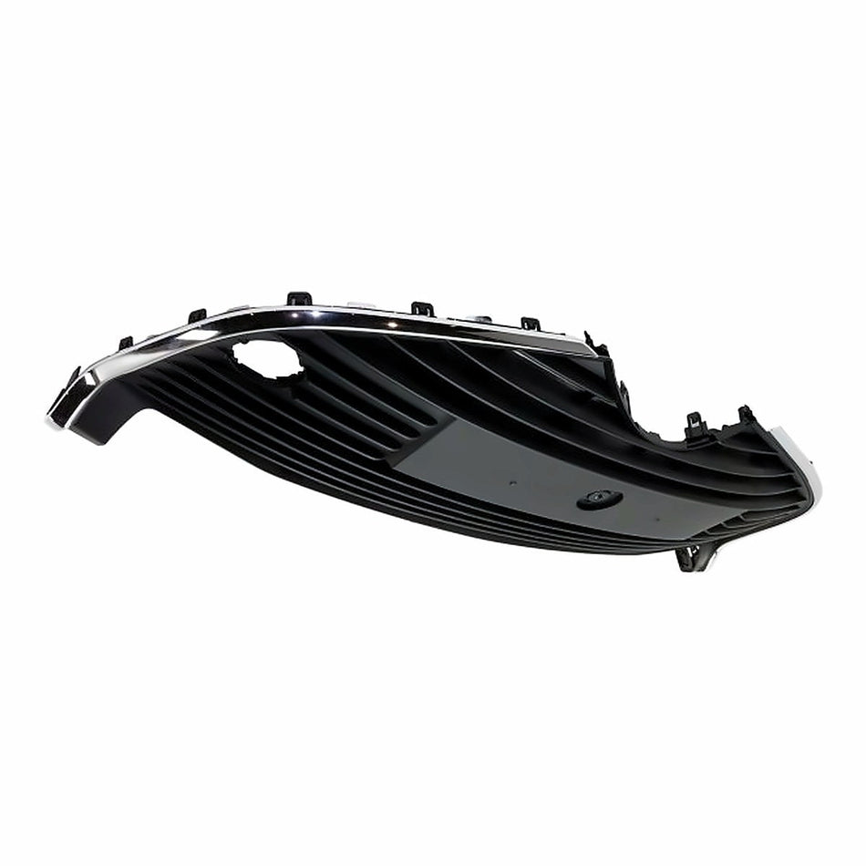 2015-2017 Toyota Yaris_Hatchback Grille Lower Matte Black With Chrome Trim Without Fog Light – Side View (TO1036162)