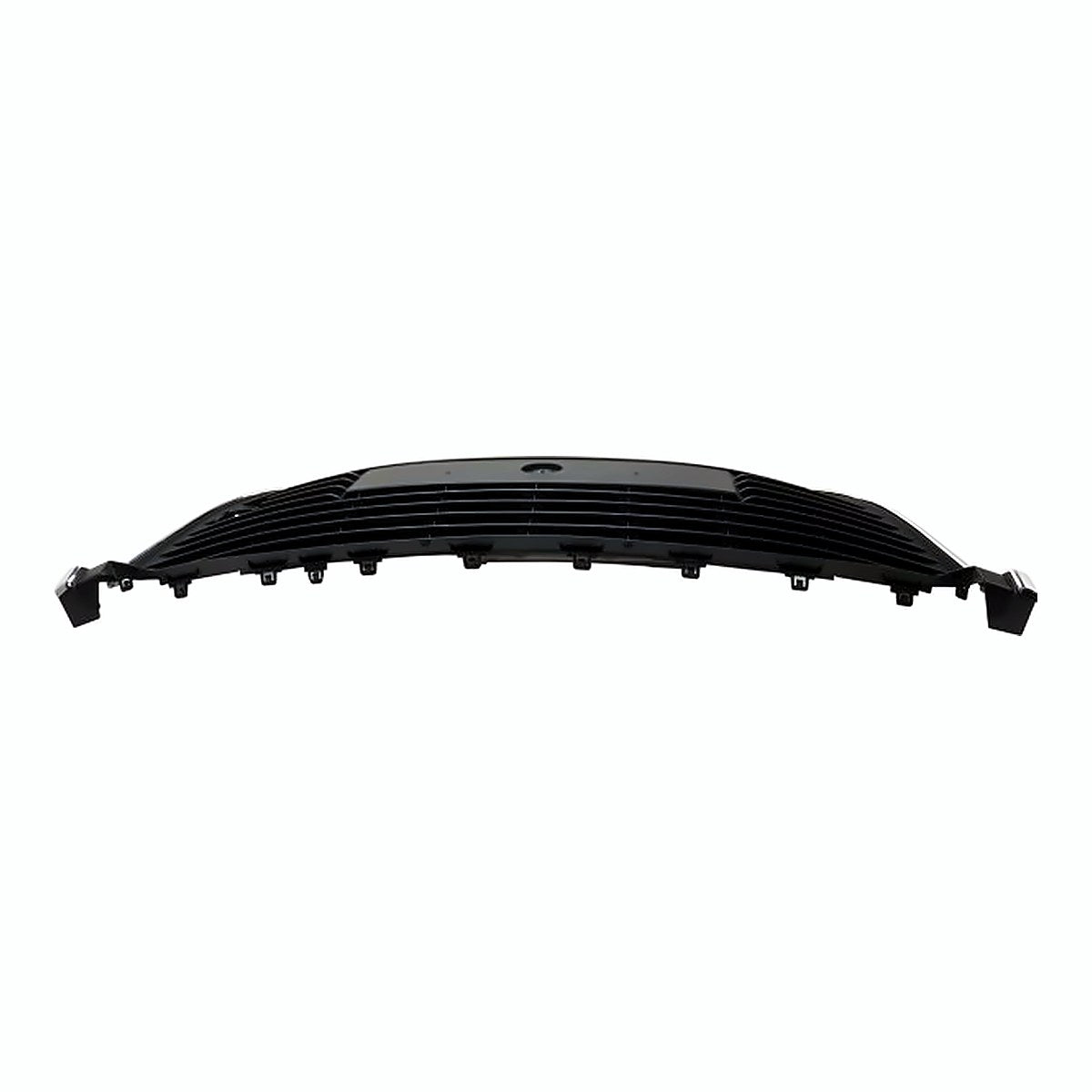 2015-2017 Toyota Yaris_Hatchback Grille Lower Matte Black With Chrome Trim Without Fog Light – Back View (TO1036162)
