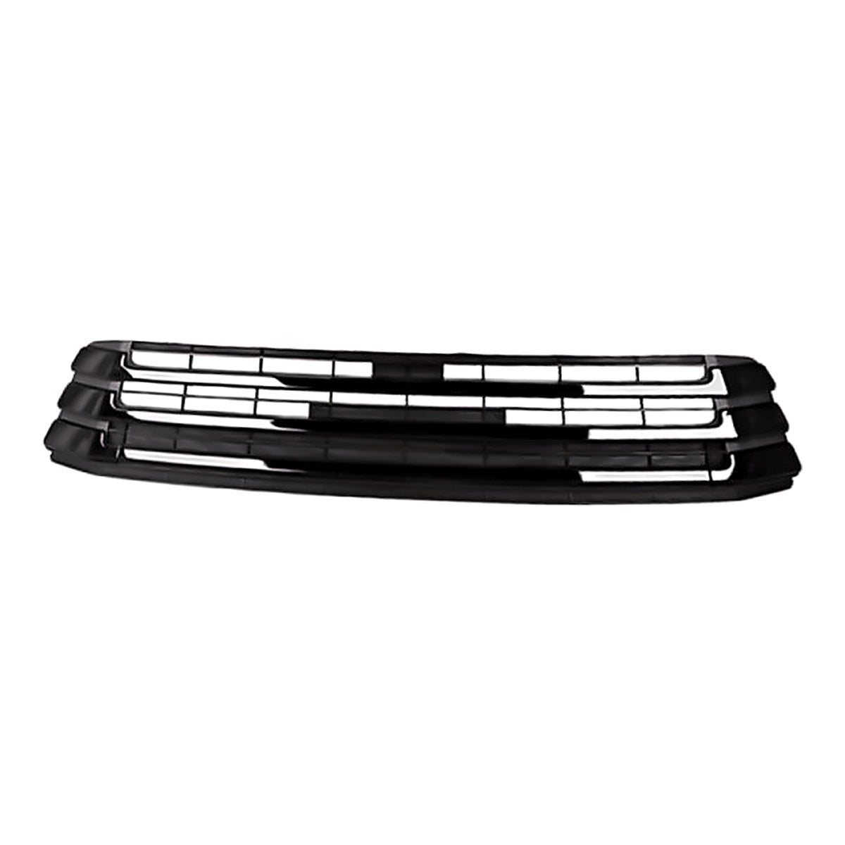 2017-2019 Toyota Highlander Grille Lower Matte Black With Black Moulding – Front View (TO1036172)