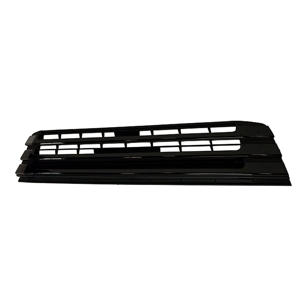 2017-2019 Toyota Highlander Grille Lower Matte Black With Black Moulding – Side View (TO1036172)