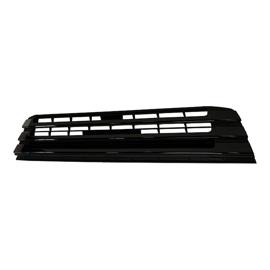 2017-2019 Toyota Highlander Grille Lower Matte Black With Black Moulding – Side View (TO1036172)