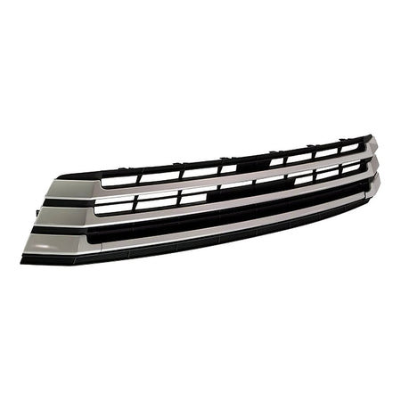 2017-2019 Toyota Highlander Grille Lower Matte Black With Silver Moulding – Side View (TO1036173)