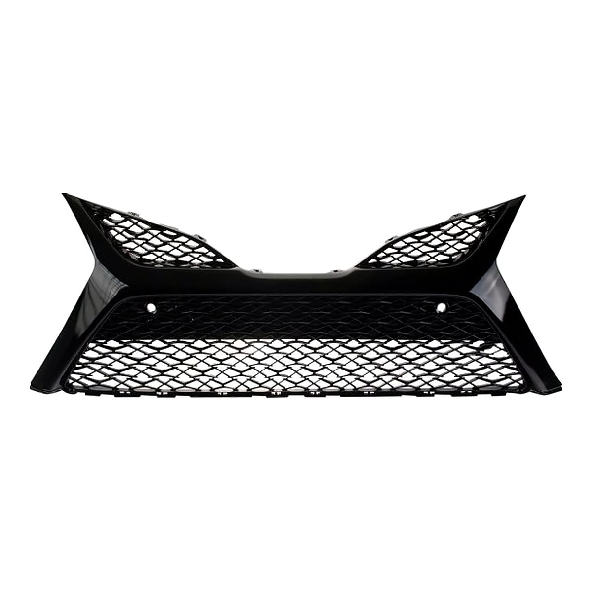 2018-2020 Toyota Camry Grille Lower Glossy Black Mesh Type With Sensor Xle – Front View (TO1036186)