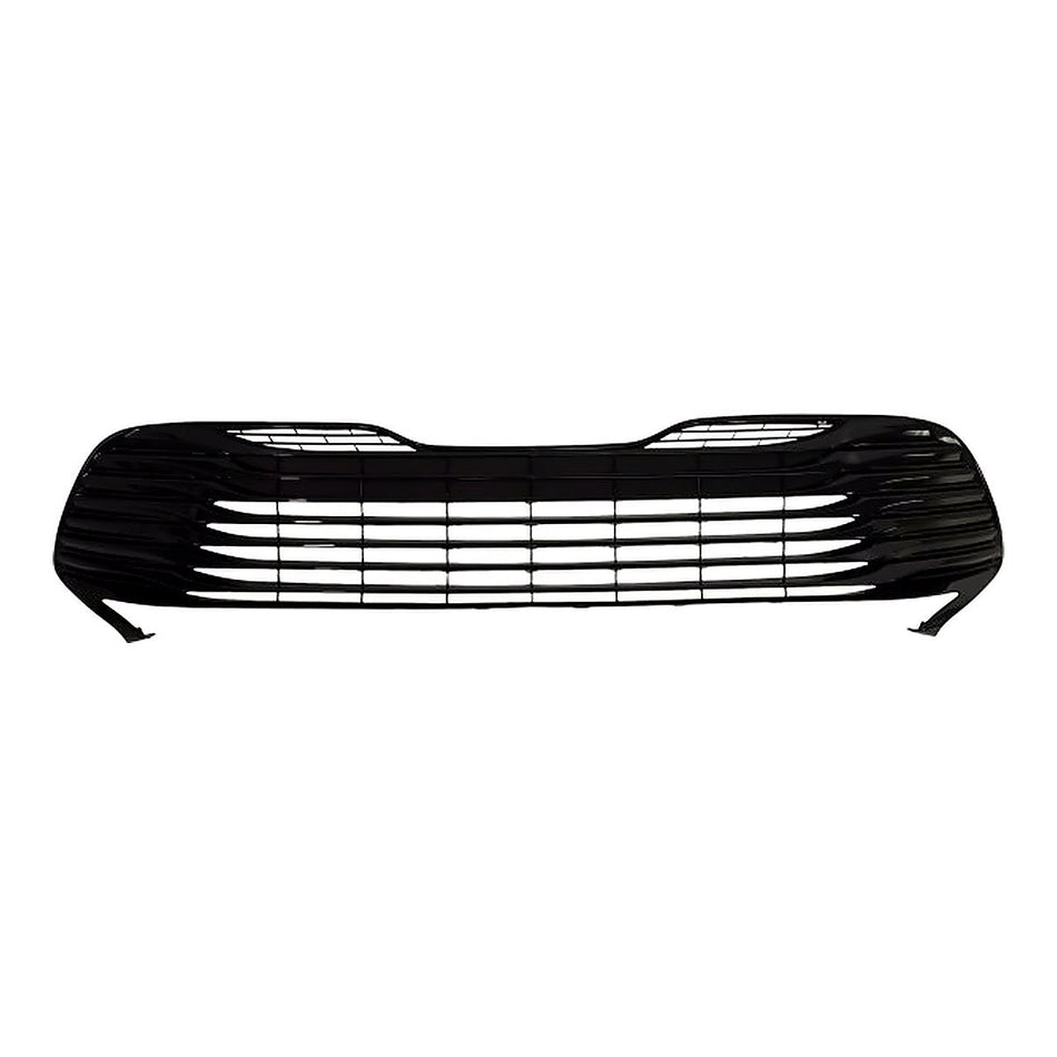 2018-2020 Toyota Camry_Hybrid Grille Lower Ptd Silver Black Le Model – Front View (TO1036193)