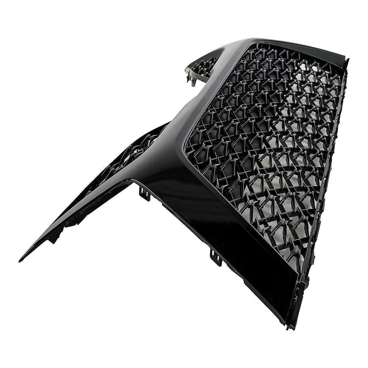 2018-2024 Toyota Camry Grille Lower Front Glossy Black Without Sensor For 18-24 Xse / 20-24 Trd – Side View (TO1036198)